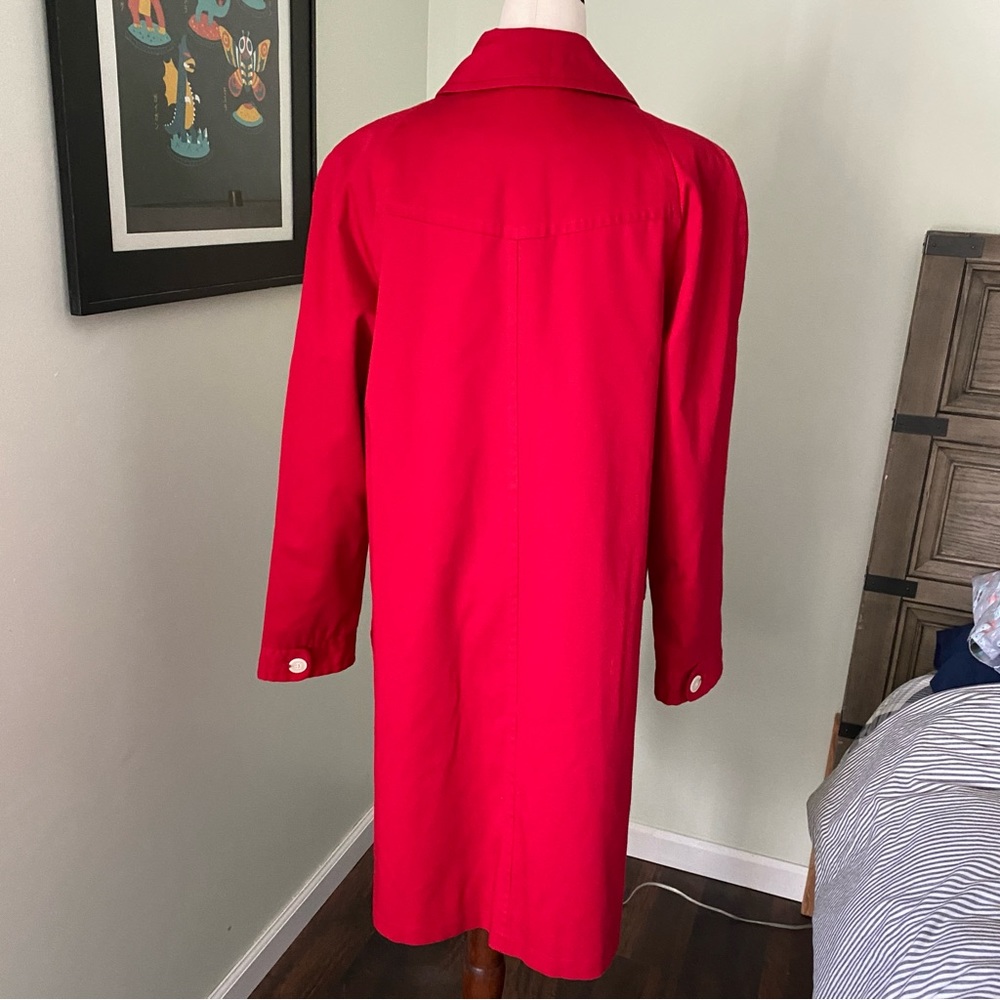 Pendleton Lightweight Long Blazer Jacket Red Size… - image 8